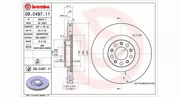 MAGNETI MARELLI TARCZA HAMULCOWA 360406127901 