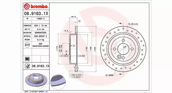 MAGNETI MARELLI TARCZA HAMULCOWA 360406002802 