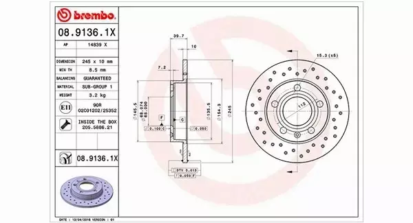 MAGNETI MARELLI TARCZA HAMULCOWA 360406012202 