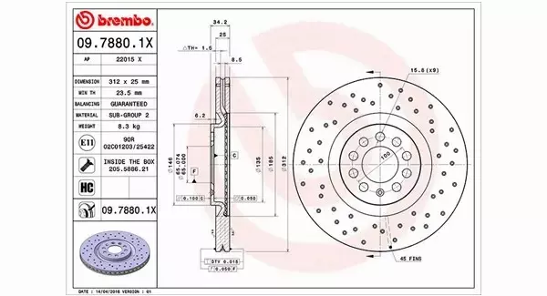 MAGNETI MARELLI TARCZA HAMULCOWA 360406013102 