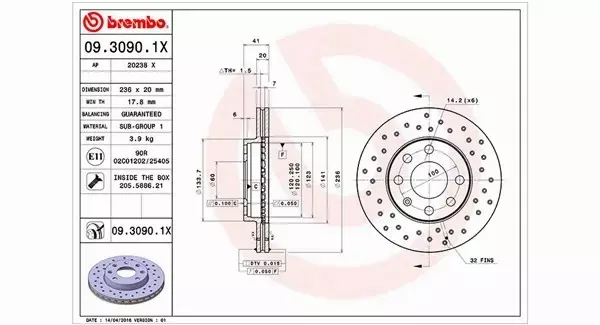 MAGNETI MARELLI TARCZA HAMULCOWA 360406037302 