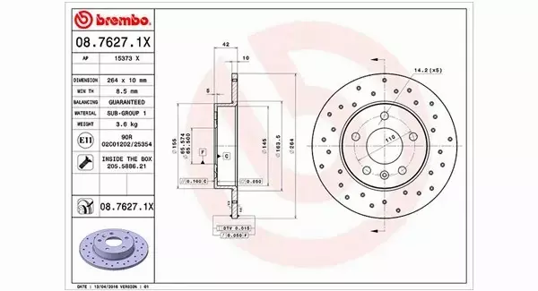 MAGNETI MARELLI TARCZA HAMULCOWA 360406039002 