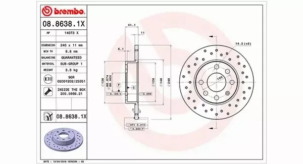 MAGNETI MARELLI TARCZA HAMULCOWA 360406039202 