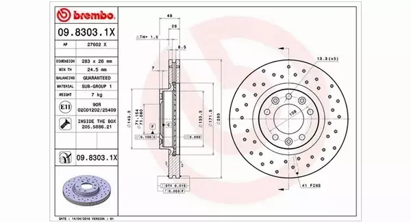 MAGNETI MARELLI TARCZA HAMULCOWA 360406041402 