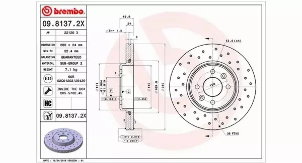 MAGNETI MARELLI TARCZA HAMULCOWA 360406043902 