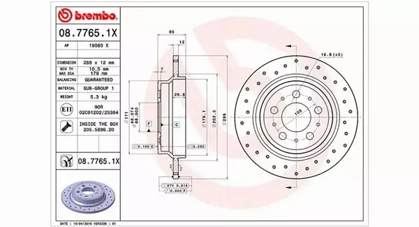 MAGNETI MARELLI TARCZA HAMULCOWA 360406051902 