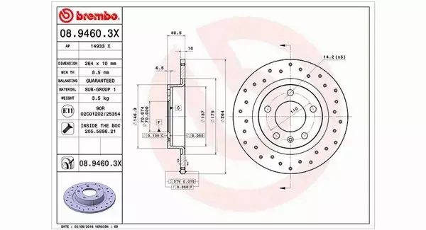 MAGNETI MARELLI TARCZA HAMULCOWA 360406056002 