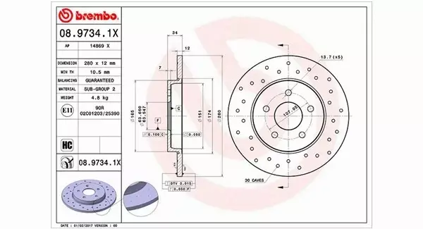 MAGNETI MARELLI TARCZA HAMULCOWA 360406057902 