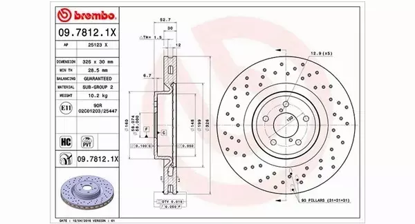 MAGNETI MARELLI TARCZA HAMULCOWA 360406066902 