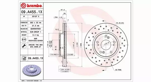 MAGNETI MARELLI TARCZA HAMULCOWA 360406072302 