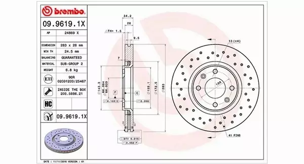 MAGNETI MARELLI TARCZA HAMULCOWA 360406073802 