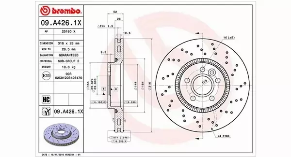 MAGNETI MARELLI TARCZA HAMULCOWA 360406077302 