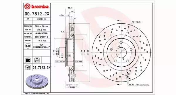 MAGNETI MARELLI TARCZA HAMULCOWA 360406097402 