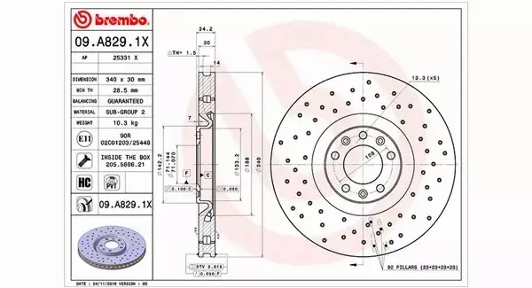 MAGNETI MARELLI TARCZA HAMULCOWA 360406117102 