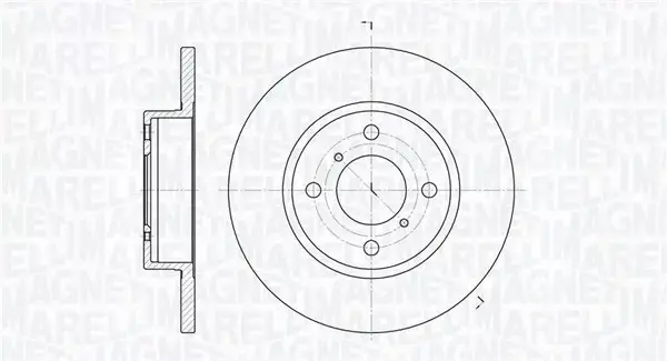 MAGNETI MARELLI TARCZA HAMULCOWA 361302040127 