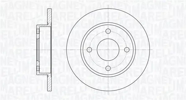 MAGNETI MARELLI TARCZA HAMULCOWA 361302040153 