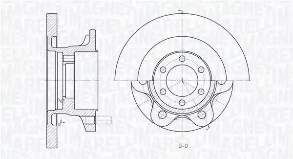 MAGNETI MARELLI TARCZA HAMULCOWA 361302040157 