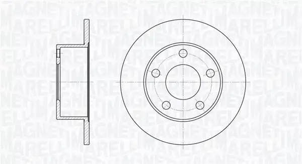 MAGNETI MARELLI TARCZA HAMULCOWA 361302040161 