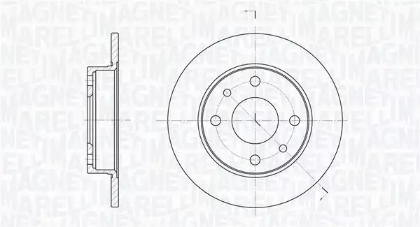 MAGNETI MARELLI TARCZA HAMULCOWA 361302040169 