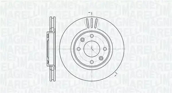 MAGNETI MARELLI TARCZA HAMULCOWA 361302040174 