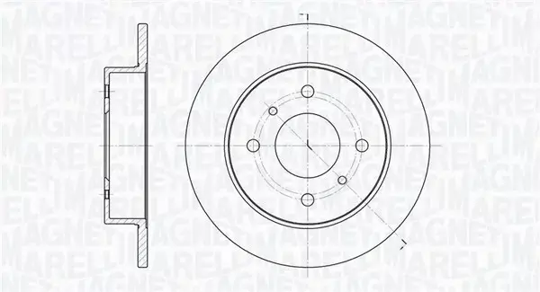 MAGNETI MARELLI TARCZA HAMULCOWA 361302040207 