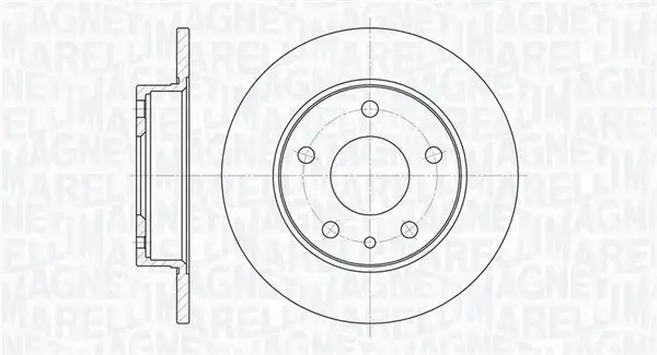 MAGNETI MARELLI TARCZA HAMULCOWA 361302040221 