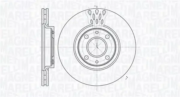 MAGNETI MARELLI TARCZA HAMULCOWA 361302040238 