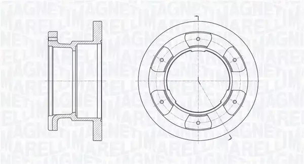 MAGNETI MARELLI TARCZA HAMULCOWA 361302040263 