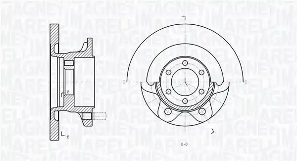 MAGNETI MARELLI TARCZA HAMULCOWA 361302040289 