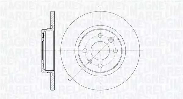 MAGNETI MARELLI TARCZA HAMULCOWA 361302040327 