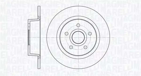 MAGNETI MARELLI TARCZA HAMULCOWA 361302040329 