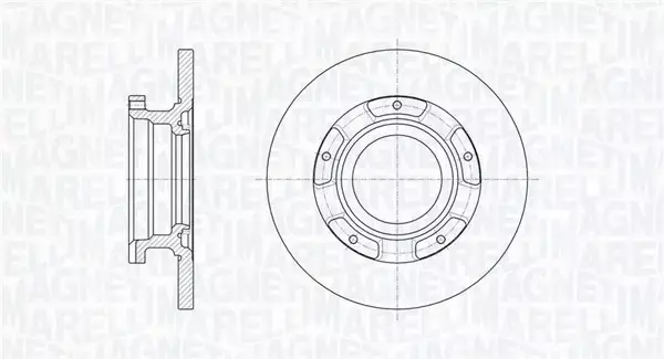 MAGNETI MARELLI TARCZA HAMULCOWA 361302040345 