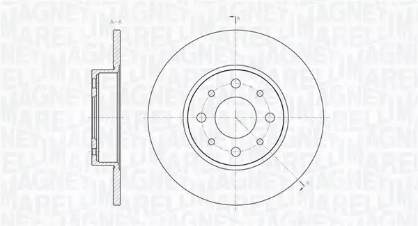 MAGNETI MARELLI TARCZA HAMULCOWA 361302040357 