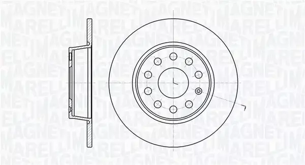 MAGNETI MARELLI TARCZA HAMULCOWA 361302040367 