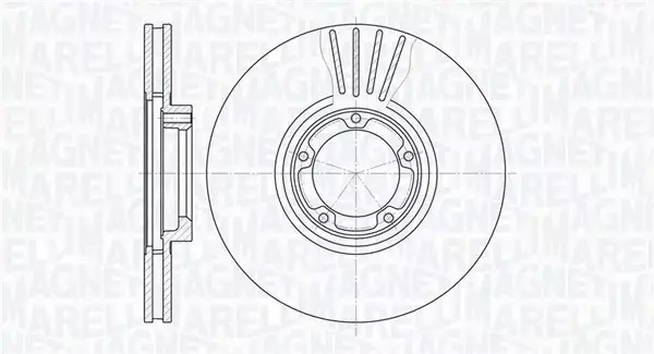 MAGNETI MARELLI TARCZA HAMULCOWA 361302040370 