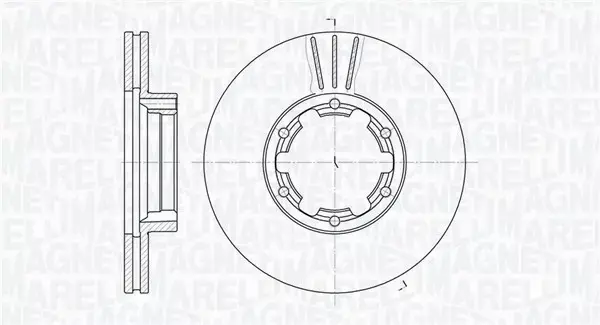 MAGNETI MARELLI TARCZA HAMULCOWA 361302040378 