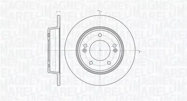 MAGNETI MARELLI TARCZA HAMULCOWA 361302040381 