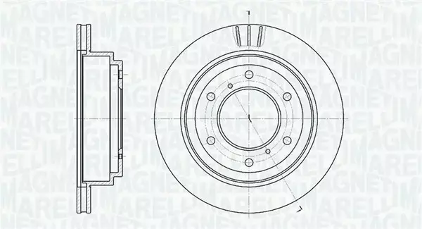 MAGNETI MARELLI TARCZA HAMULCOWA 361302040642 