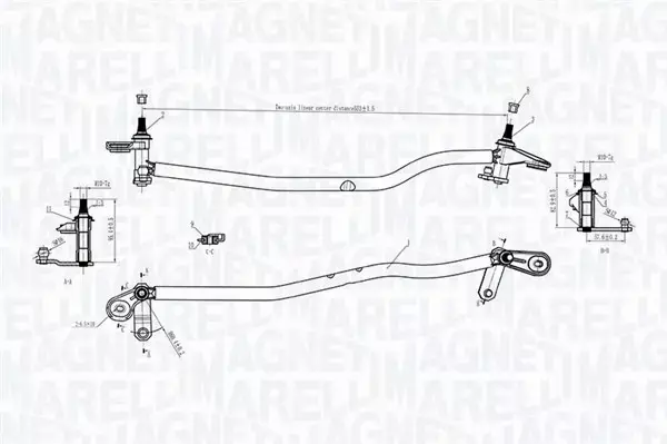 MAGNETI MARELLI MECHANIZM WYCIERACZEK 085570175010 