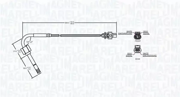 MAGNETI MARELLI CZUJNIK TEMP. SPALIN 172000119010 