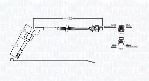 MAGNETI MARELLI CZUJNIK TEMP. SPALIN 172000147010 