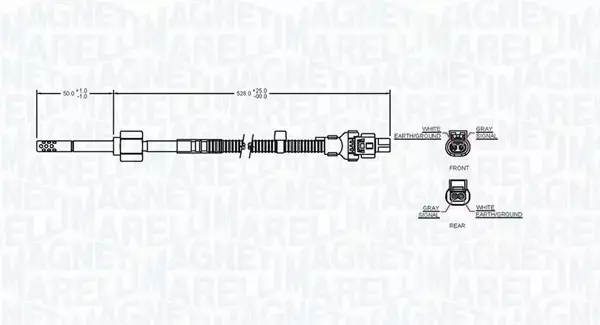 MAGNETI MARELLI CZUJNIK TEMP. SPALIN 172000155010 