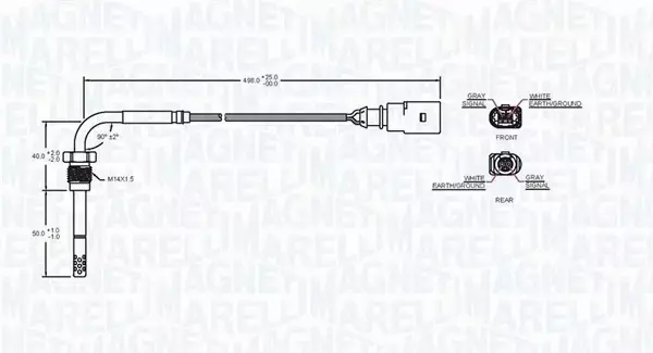 MAGNETI MARELLI CZUJNIK TEMP. SPALIN 172000171010 