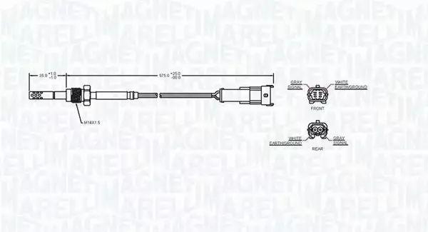 MAGNETI MARELLI CZUJNIK TEMPERATURY SPALIN 172000223010 