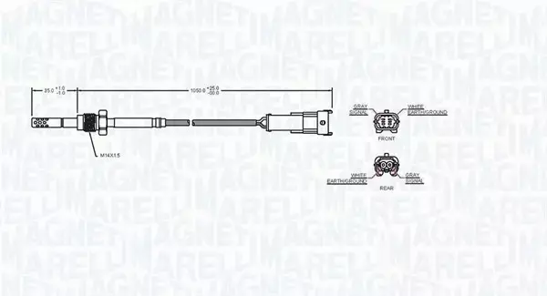 MAGNETI MARELLI CZUJNIK TEMP. SPALIN 172000237010 