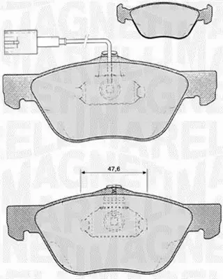 MAGNETI MARELLI KLOCKI HAMULCOWE 363916060103 