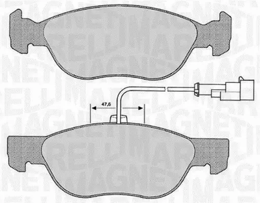 MAGNETI MARELLI KLOCKI HAMULCOWE 363916060104 