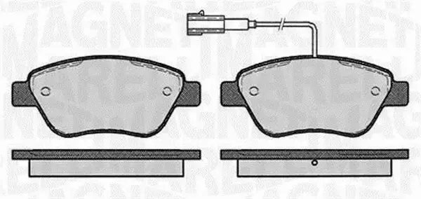 MAGNETI MARELLI KLOCKI HAMULCOWE 363916060126 