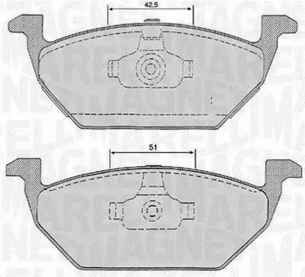 MAGNETI MARELLI KLOCKI HAMULCOWE 363916060134 