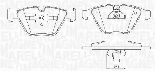 MAGNETI MARELLI KLOCKI HAMULCOWE 363916060151 